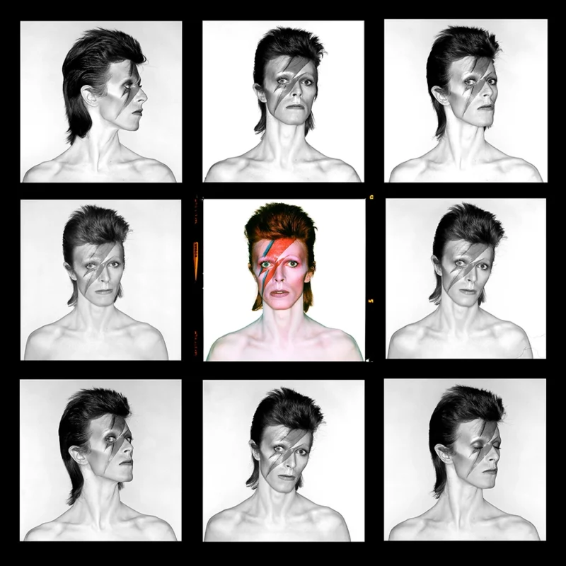Aladdin Sane Eyes Open Demi Contact Sheet - 2017