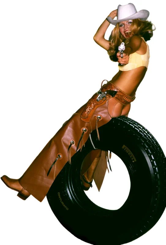 Pirelli Cinturato Truck Calendar - Cowgirl - 1973