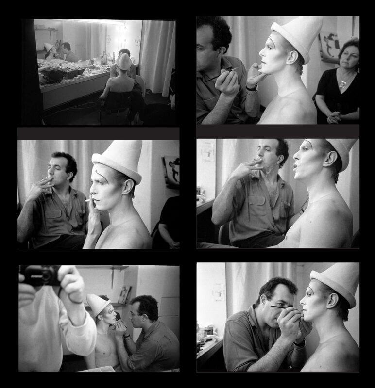 Scary Monsters Makeup Session - Contact Sheet - 1980