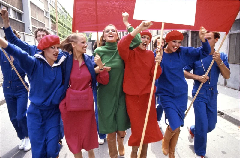 French Elle - Demonstration, Paris 1976